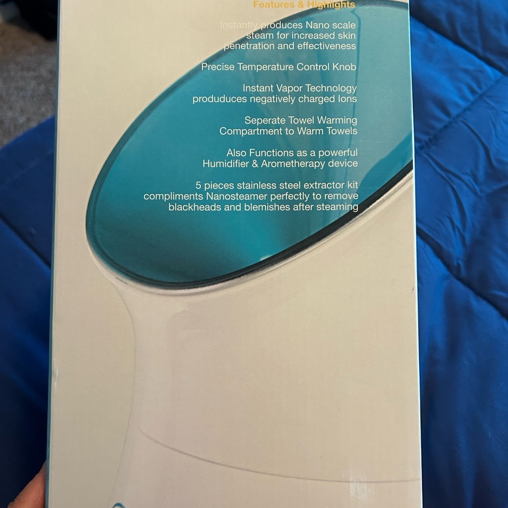 PURE • NANOSTEAMER  • 3 in 1/Multi-Functional Ionic Facial Steamer • - Picture 8 of 8